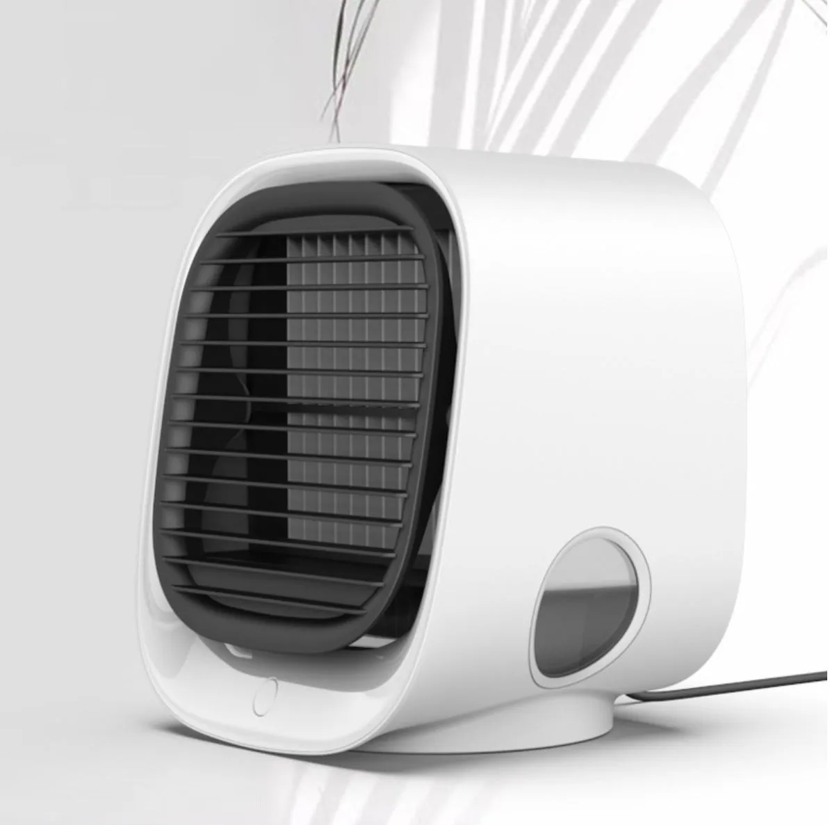 Homlly Portable Air Cooler Night Lamp Fan