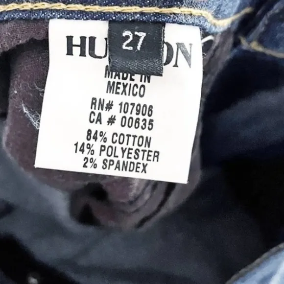 Hudson Bacara Straight Legged Cuffed‎ Jean 27