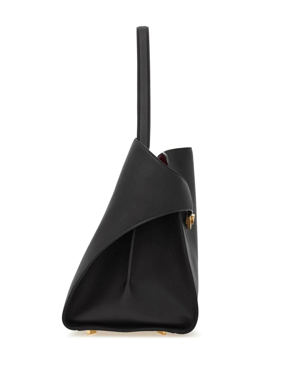 Hug medium leather tote bag