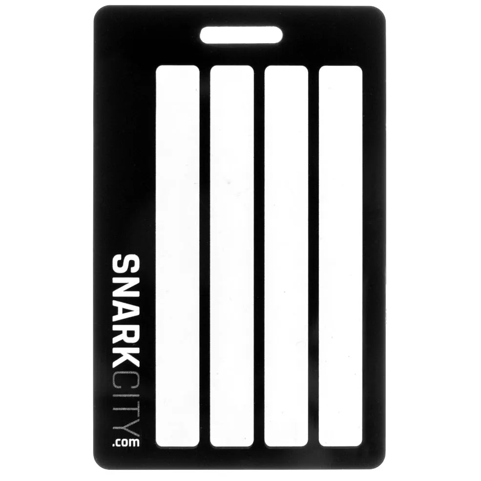 I Need A 6 Month Vacation. Twice A Year.   Don't Touch My Junk Luggage Tags in Black and White Lettering