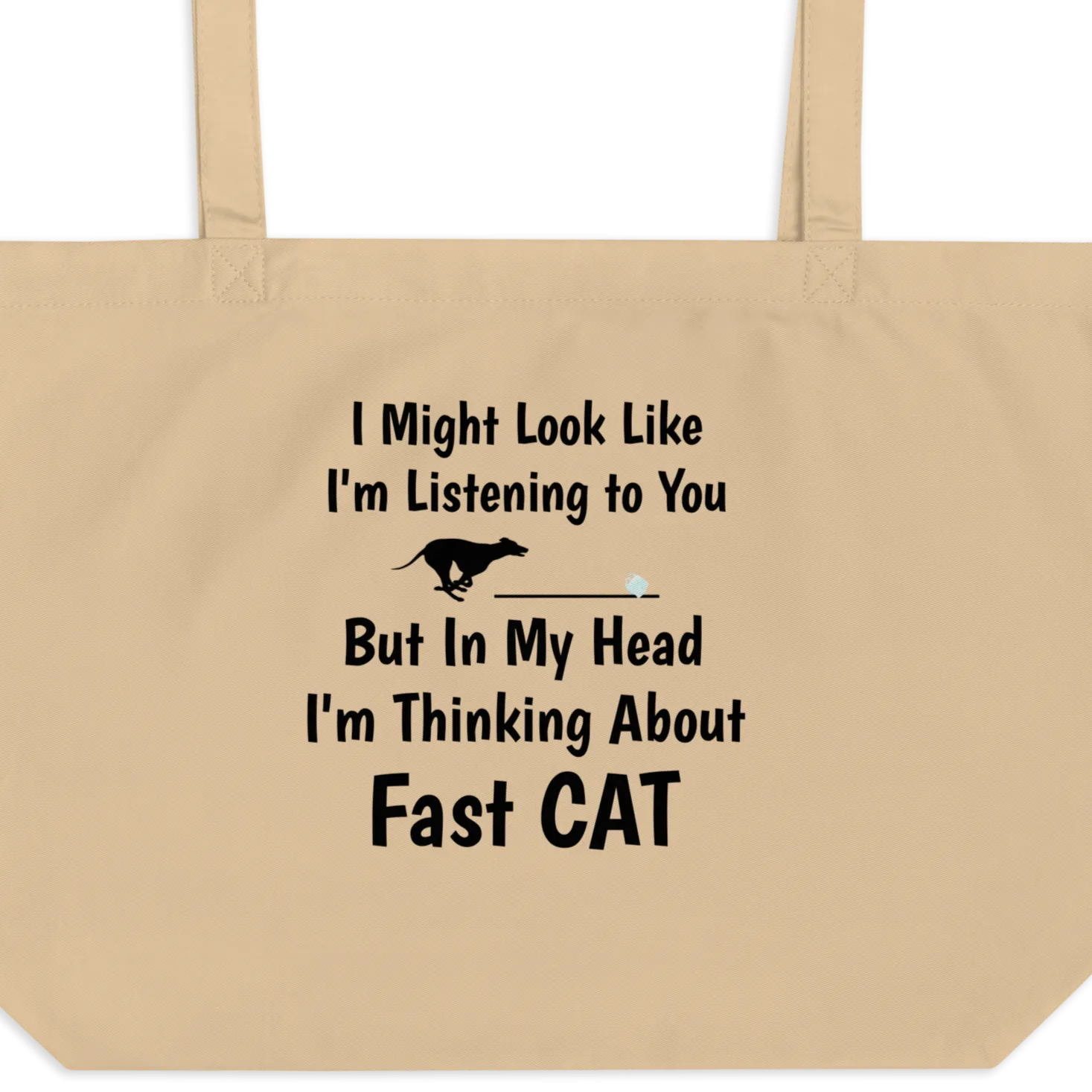 I'm Really Thinking about Fast CAT Tote/ Shopping Bags