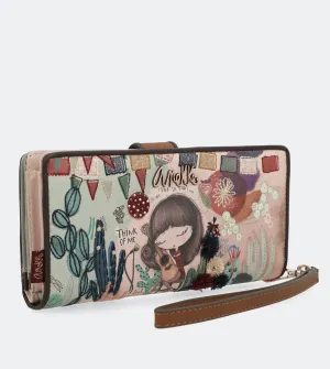 Ixchel Big wallet with a zip