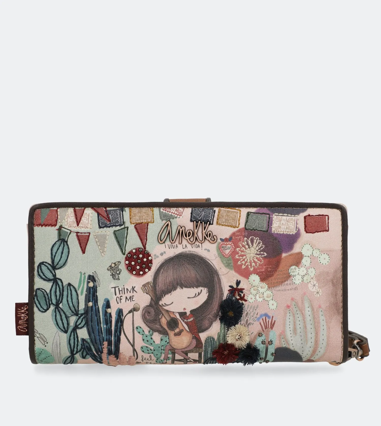 Ixchel Big wallet with a zip