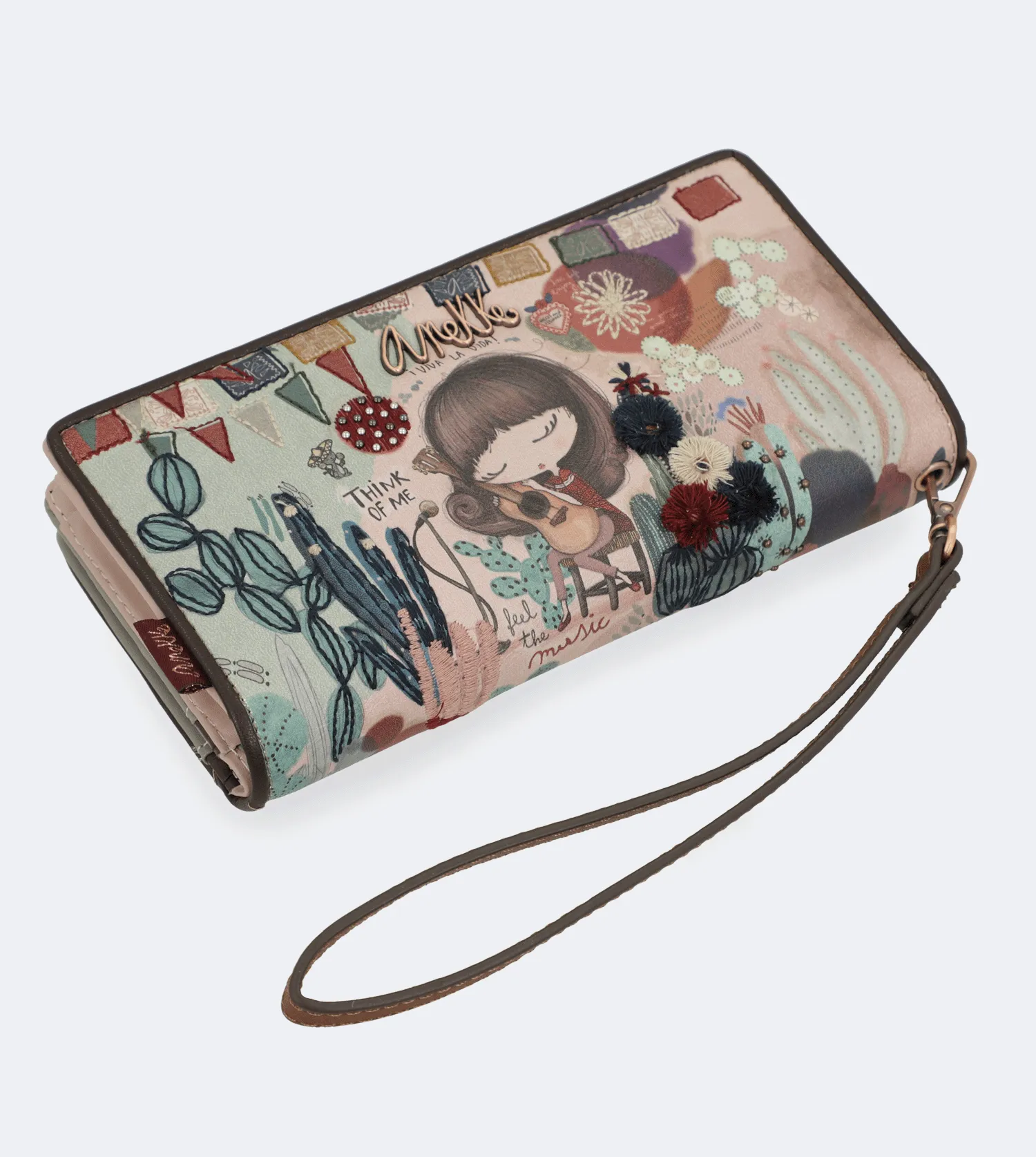 Ixchel Big wallet with a zip