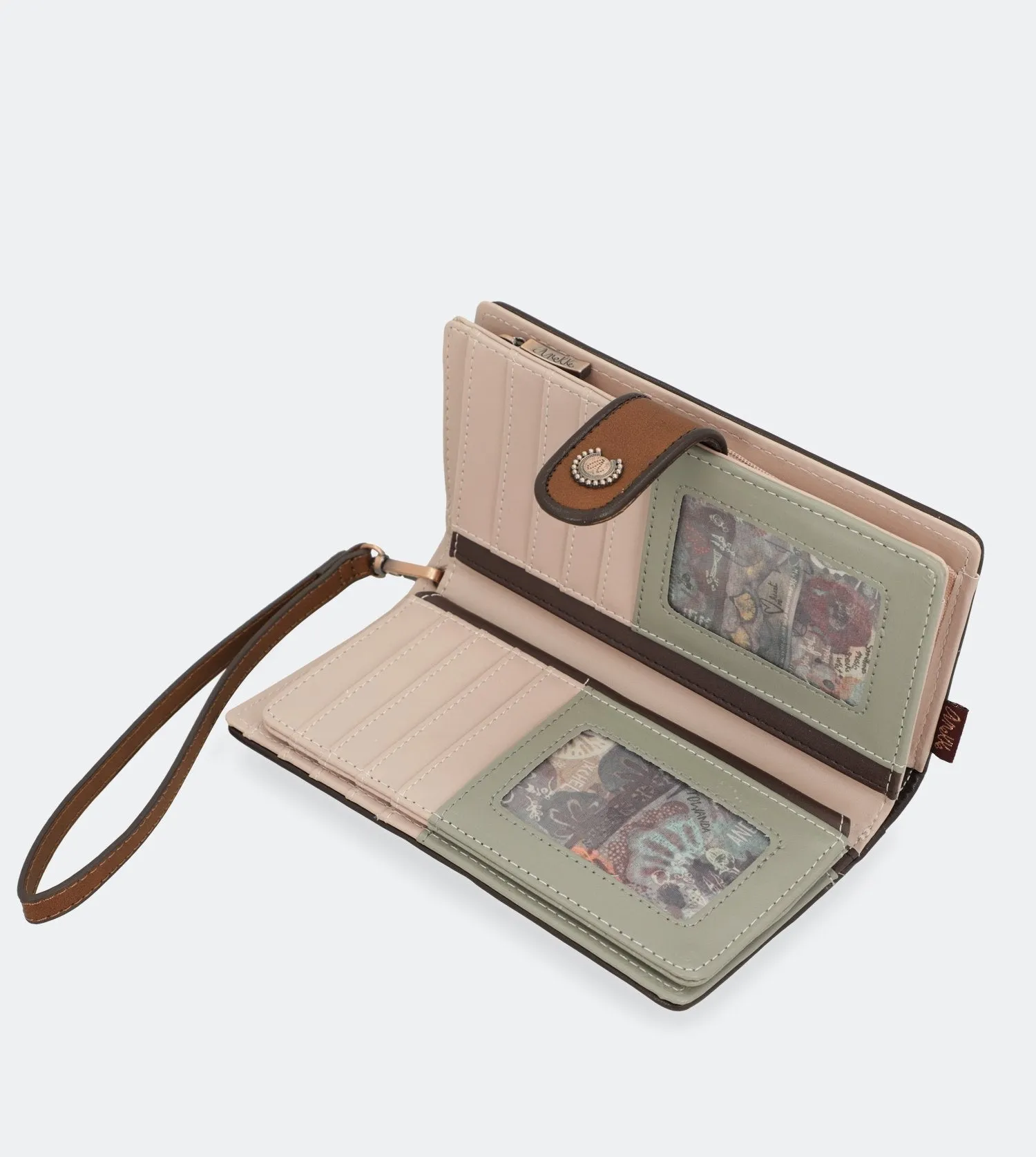 Ixchel Big wallet with a zip