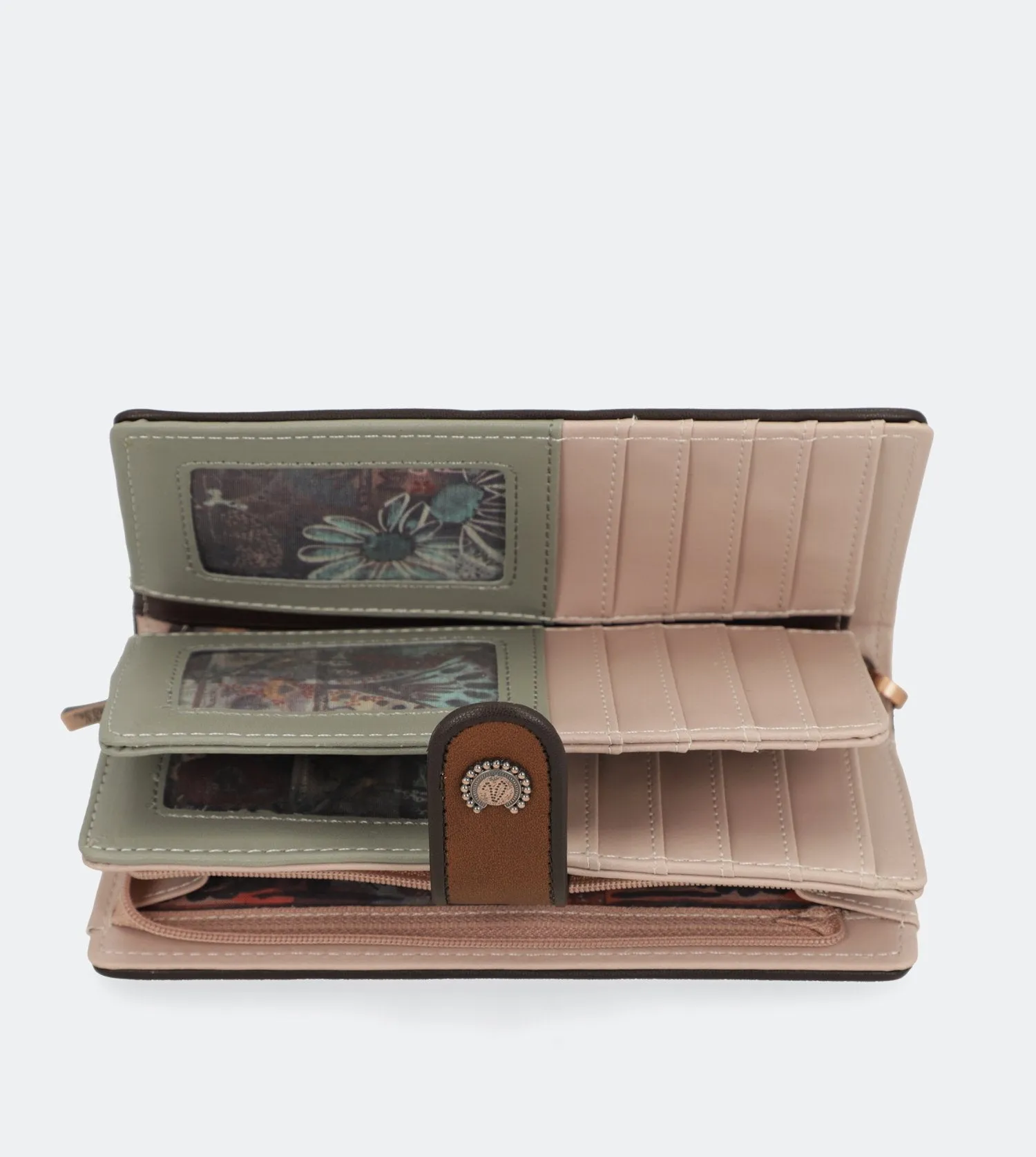 Ixchel Big wallet with a zip