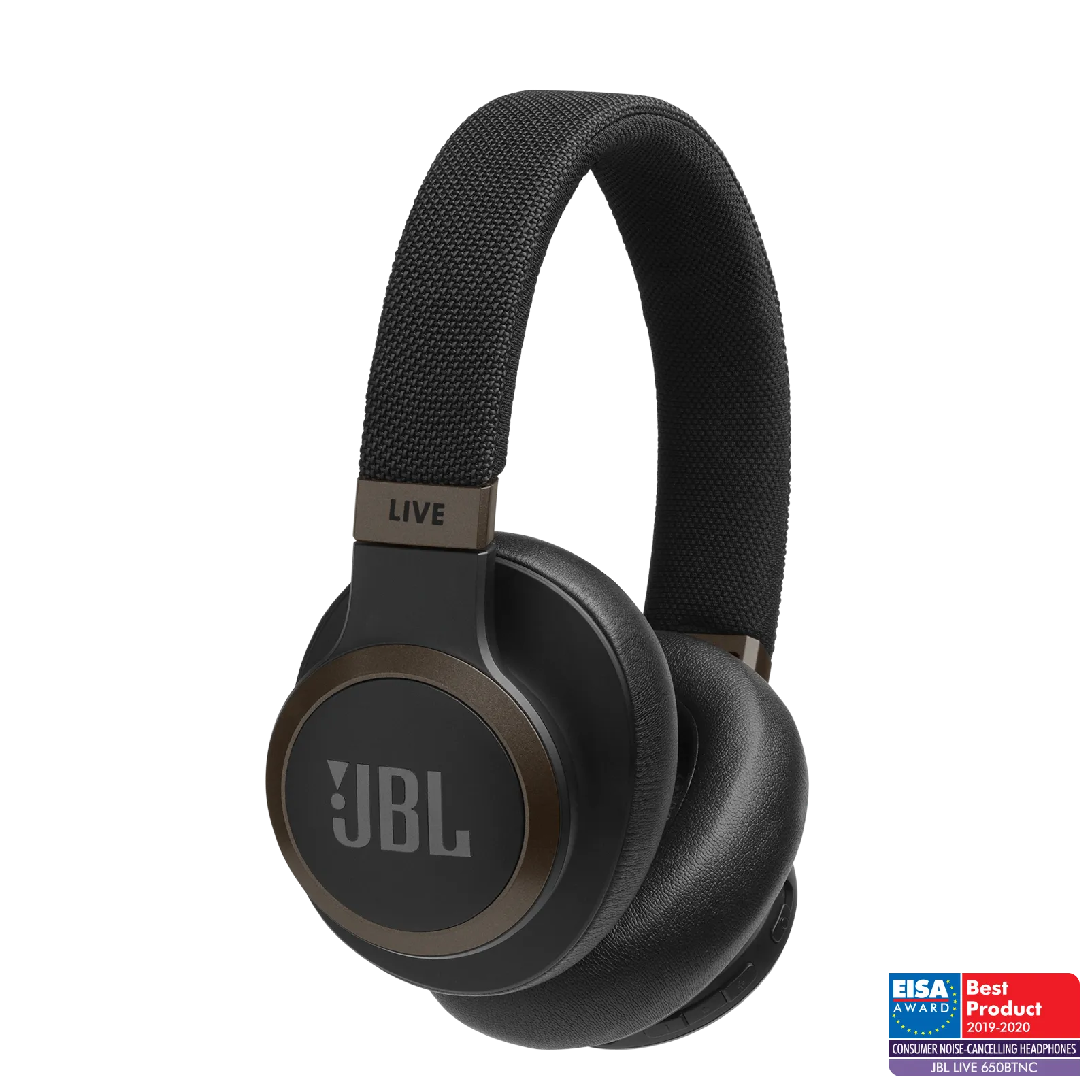 JBL LIVE 650BTNC Wireless Over-Ear Noise-Cancelling Headphones
