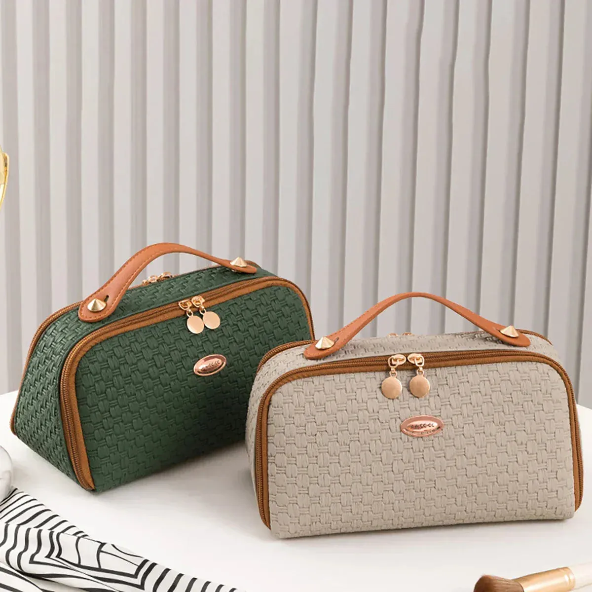 Jemma | Large Waterproof Cosmetic Makeup Travel Bag