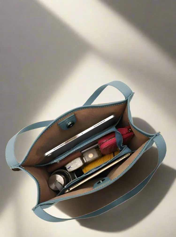 Jetsetter Chic - Women's Leather Commuter Travel Bag