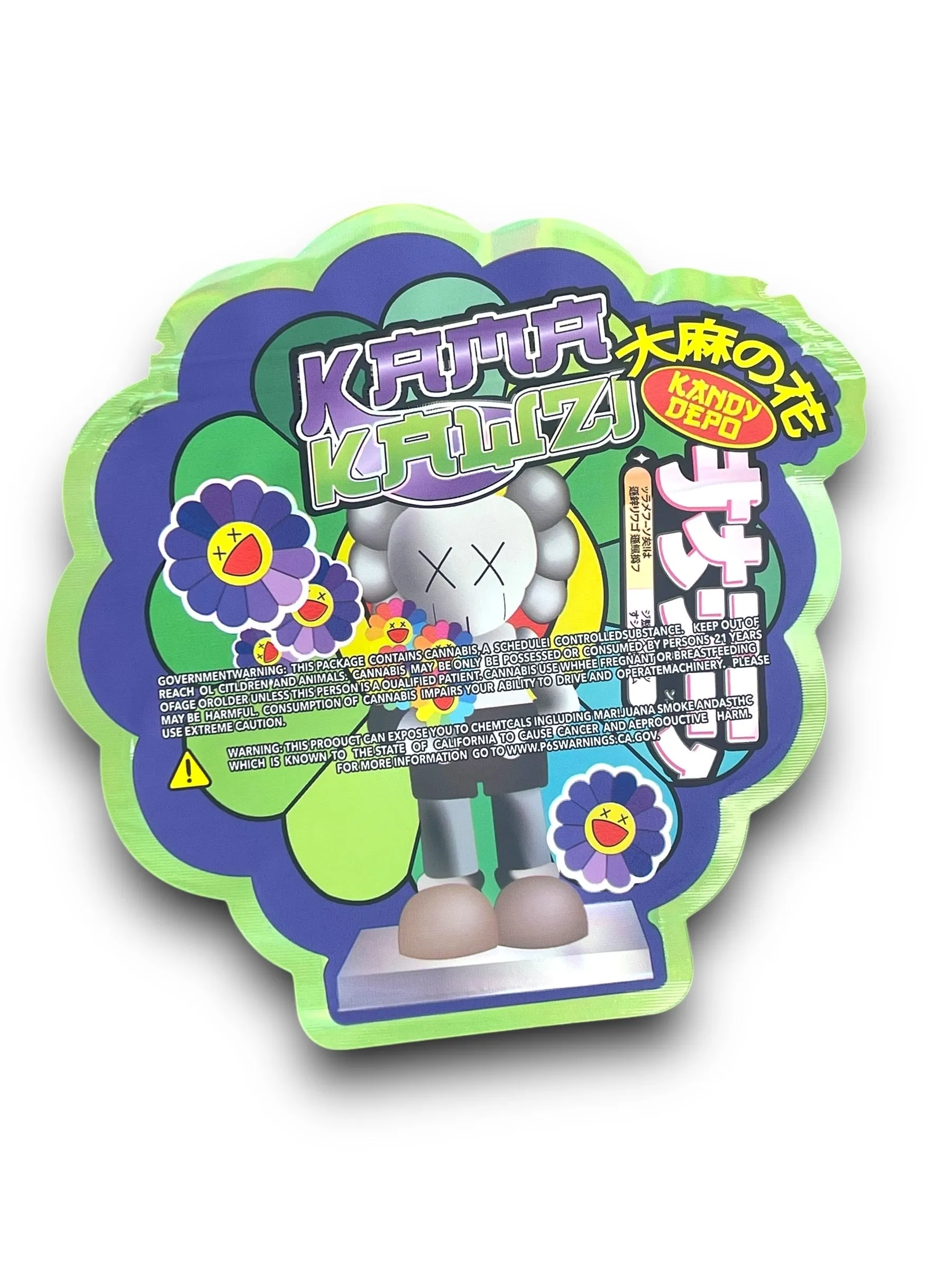 Kama Kawzi (Bear Brixx) Mylar Bag 3.5 Grams Die Cut
