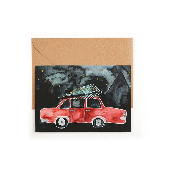 Karte Driving home for christmas von Gretas Schwester