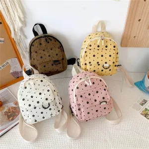 Kawaii Corduroy Mini Backpack 🌸✨ - Adorable Large Capacity Travel Bag for Students! 🎒💕