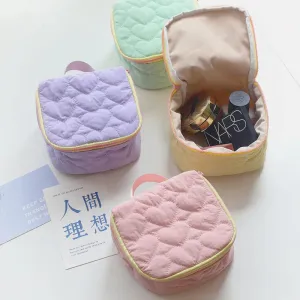 Kawaii Love Makeup Bag 🌸✨ | Adorable Large Capacity Travel Handbag & Wash Bag 👜💕