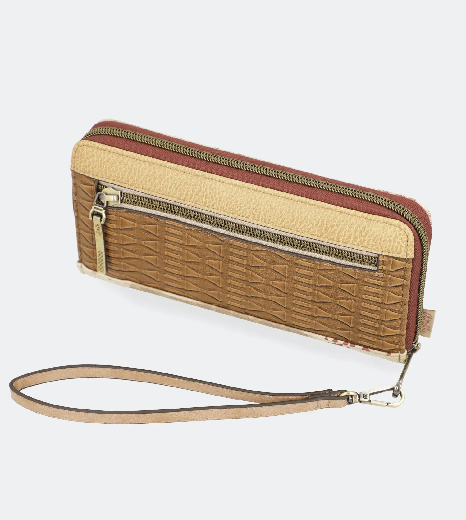 Kenya Big wallet with double zip