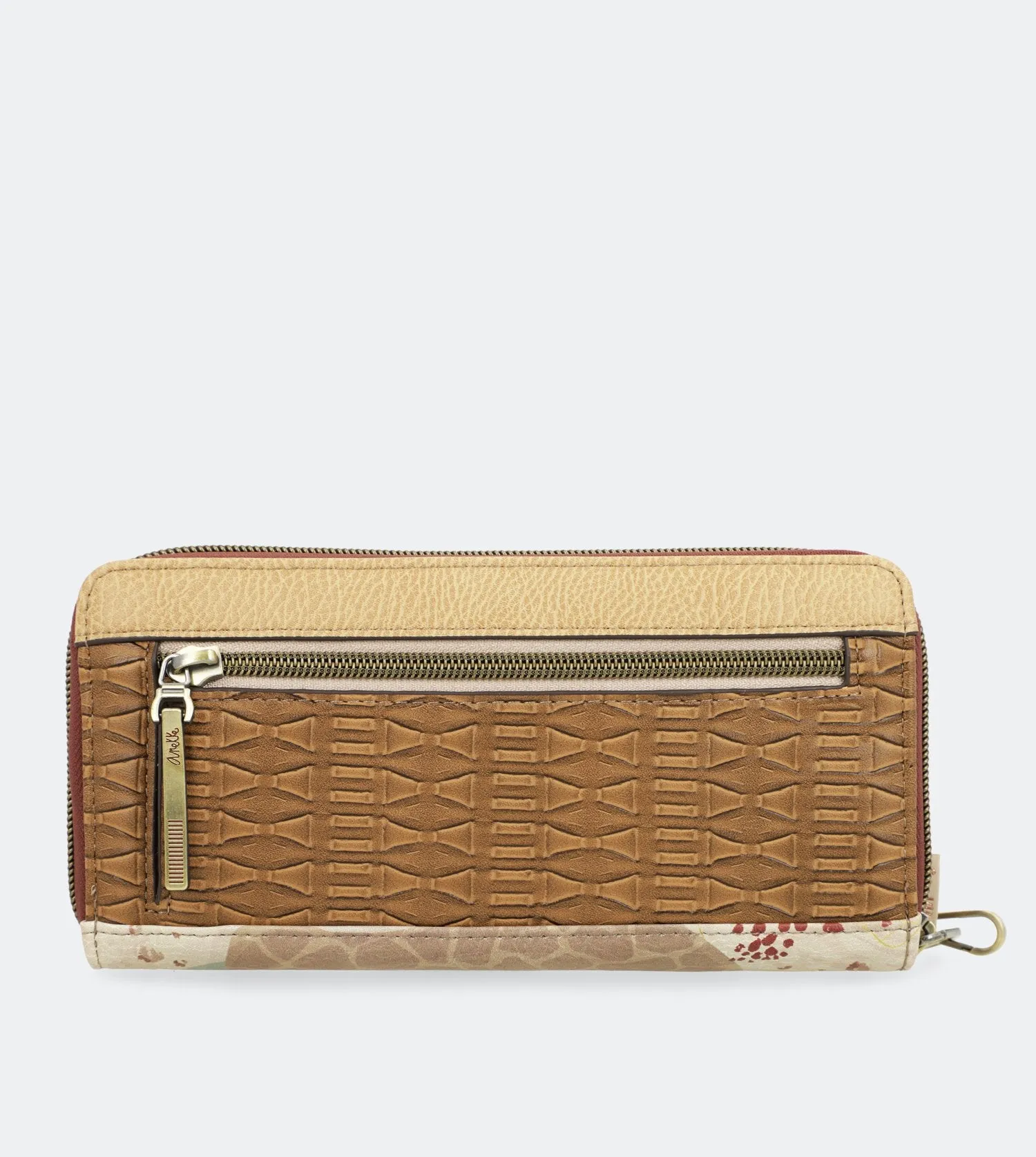 Kenya Big wallet with double zip