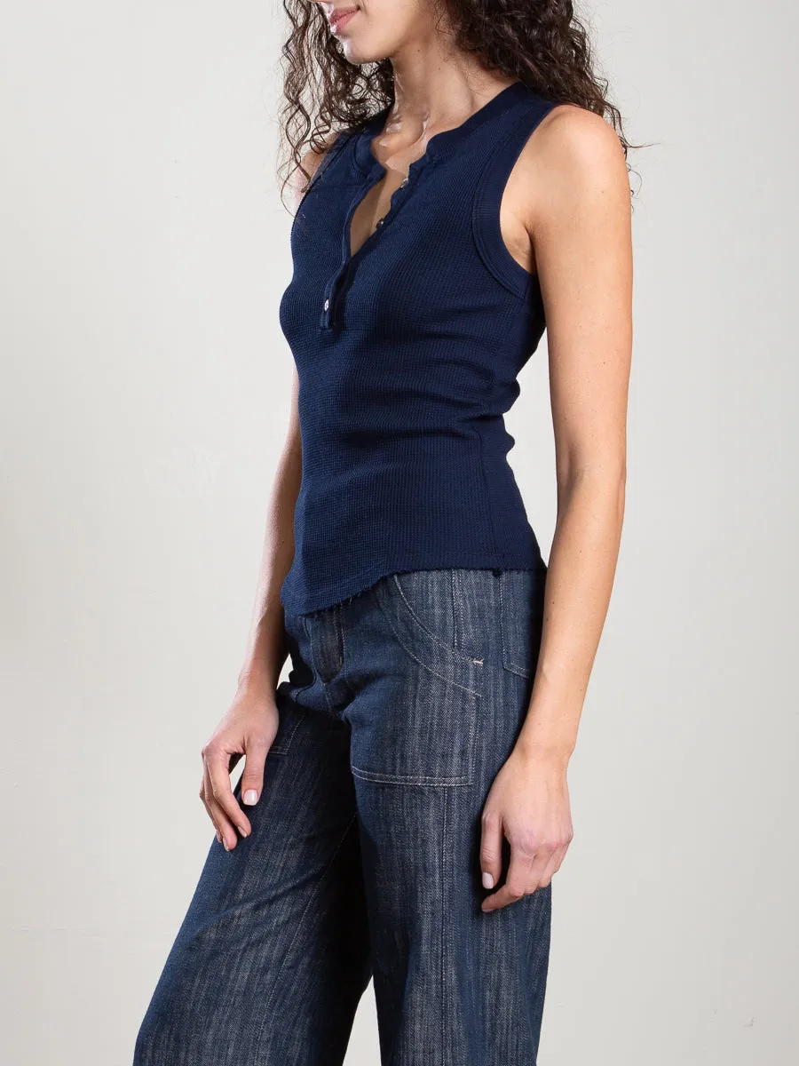 Kiera Henley Tank in Thermal - Midnight