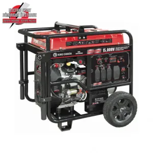 King Canada KCG-15000GE Power Force 15000W Gasoline Generator w/ Electric Start