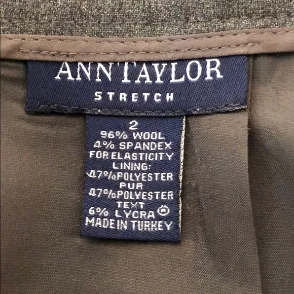 Ladies Ann Taylor Stretch vintage gray skirt
