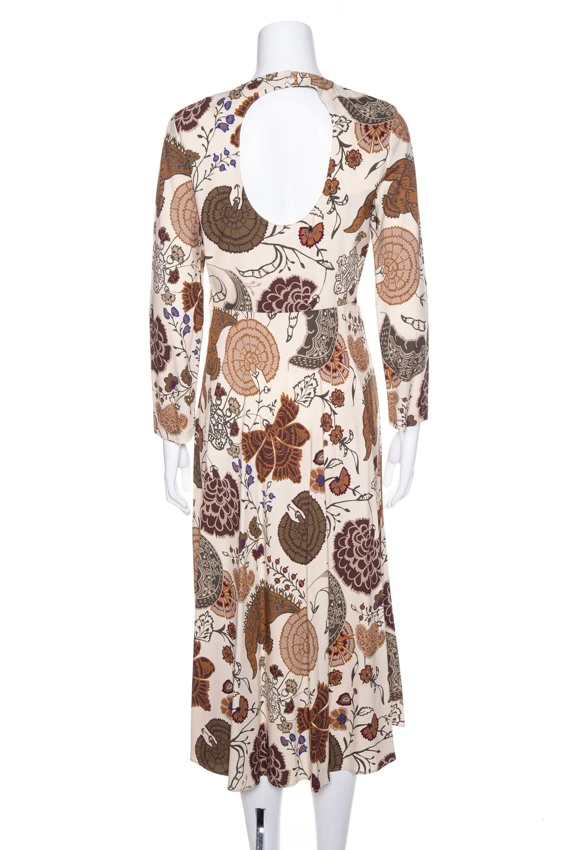 Lafayette Multicolor Printed Long Sleeve Dress SZ 2 NWT