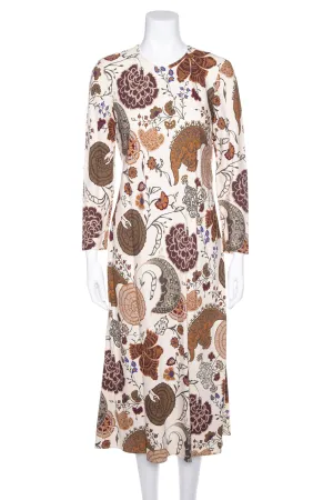 Lafayette Multicolor Printed Long Sleeve Dress SZ 2 NWT