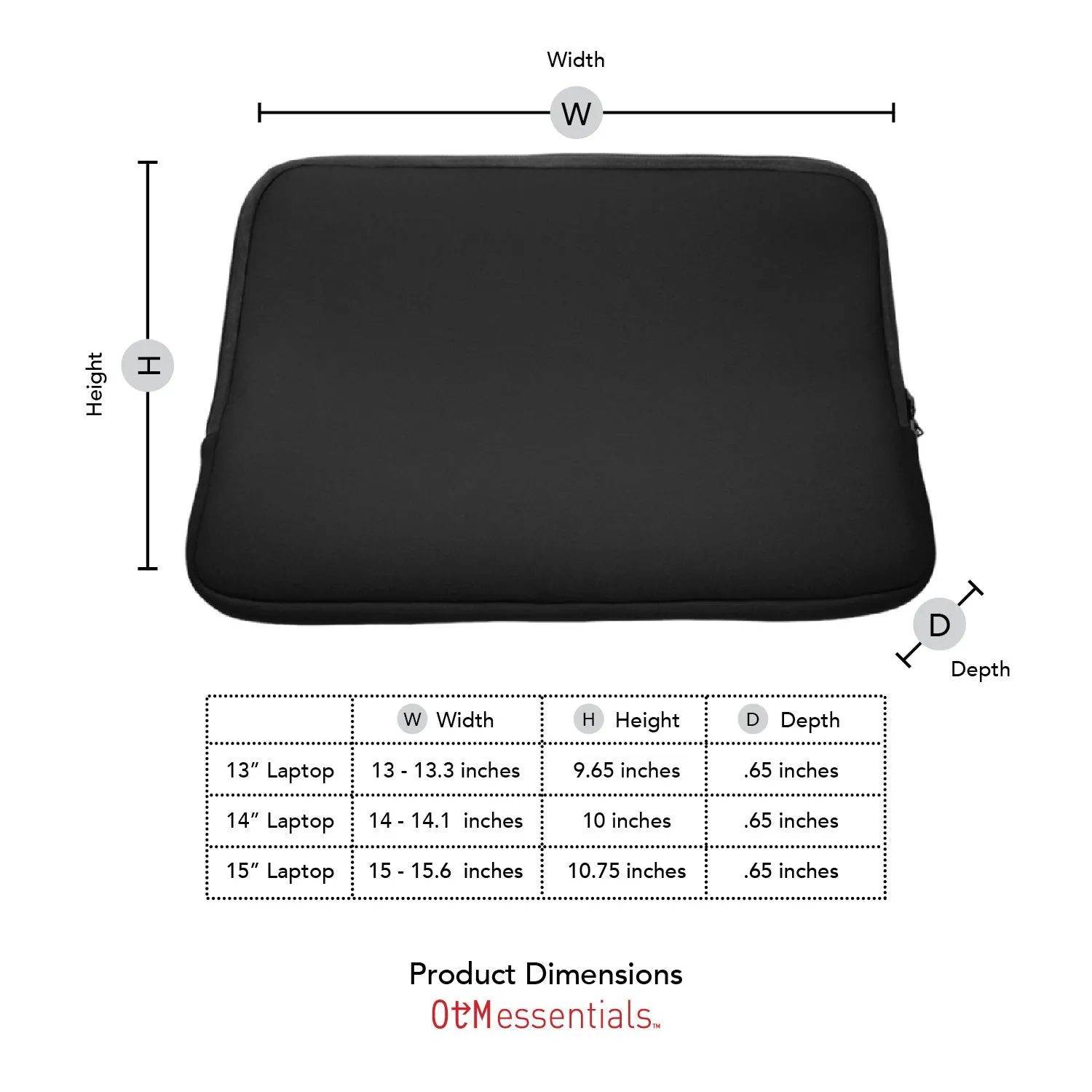 Laptop Sleeve, Neoprene, State University of New York at Geneseo
