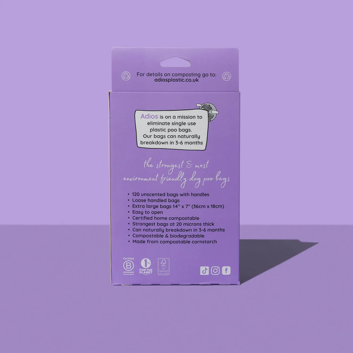 Large handled bags - 120pcs - "Loose" - Grey