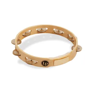 Latin Percussion LP381-A 10inch Accent Single Row Wood Tambourine w/ Aluminium Jingle