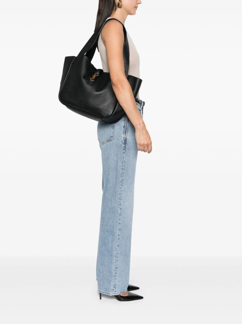 Le 5 à 7 bea leather tote bag