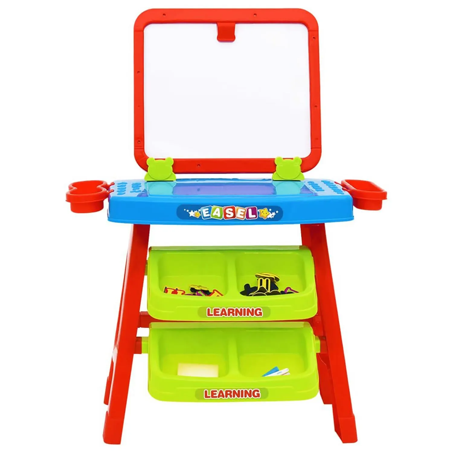Learning Desk & Magnetic Easel Chalkboard