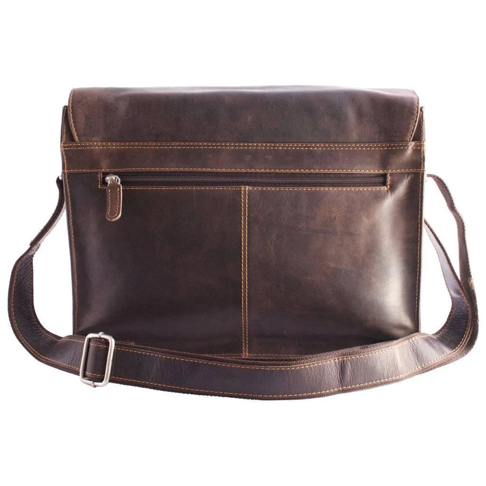 Leather Messenger bag - shoulder bag