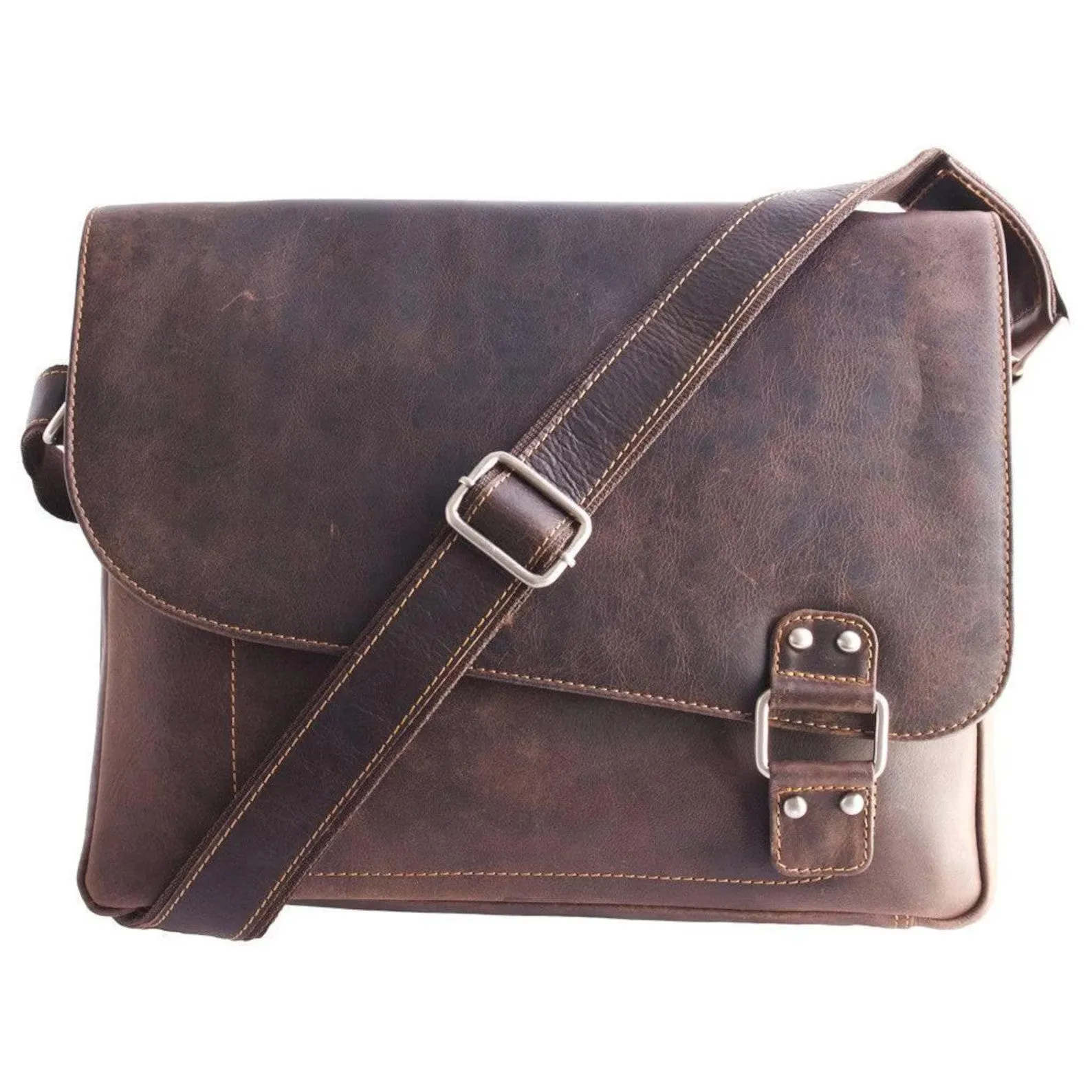Leather Messenger bag - shoulder bag