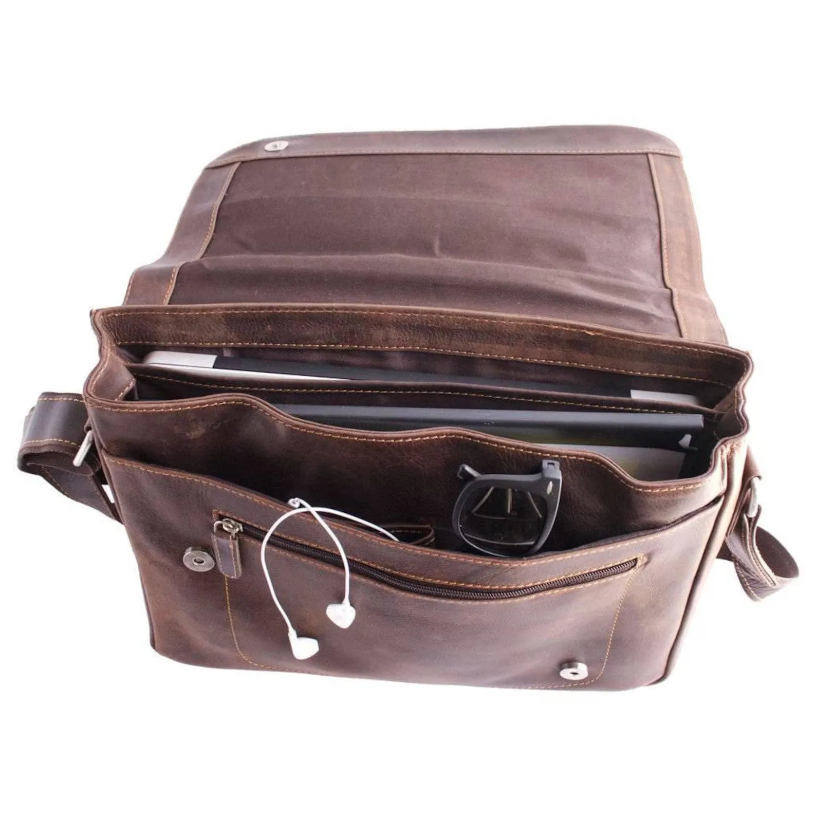 Leather Messenger bag - shoulder bag