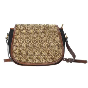 LEOPARD SADDLE BAG