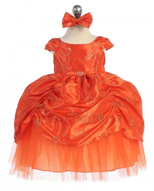Lime Embroidered Sequin Ruched Dress B485