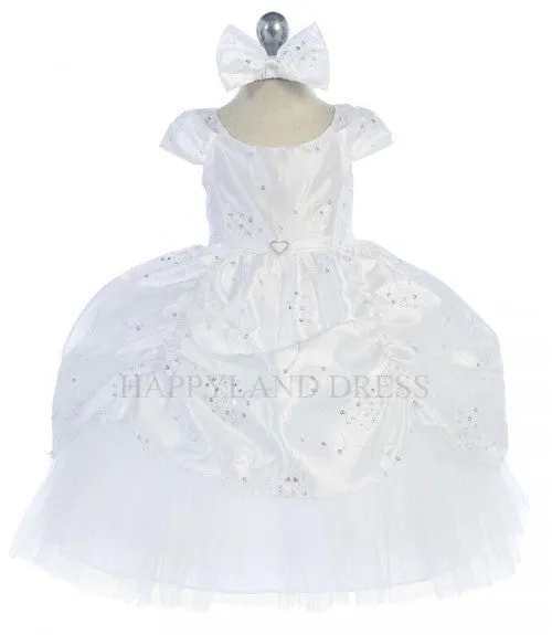 Lime Embroidered Sequin Ruched Dress B485