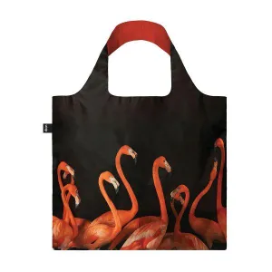 LOQI Shopping Bag National Geographic Collection - Flamingos