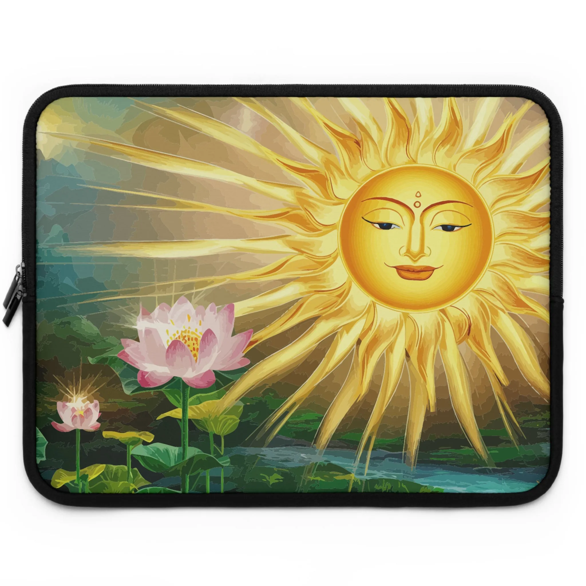 Lotus Sun Laptop Sleeve