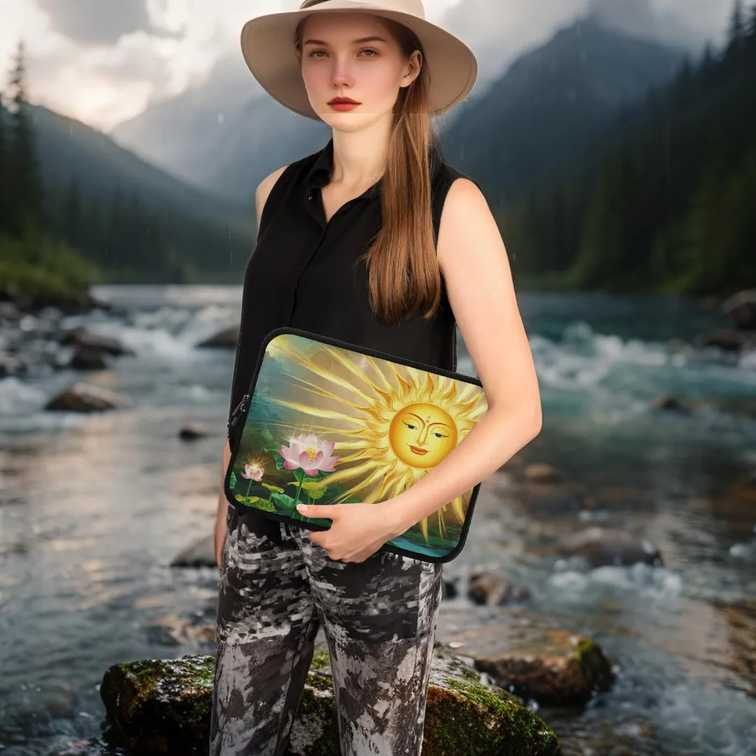 Lotus Sun Laptop Sleeve