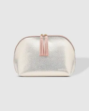 LOUENHIDE Audrey Makeup Case - Metallic Nude