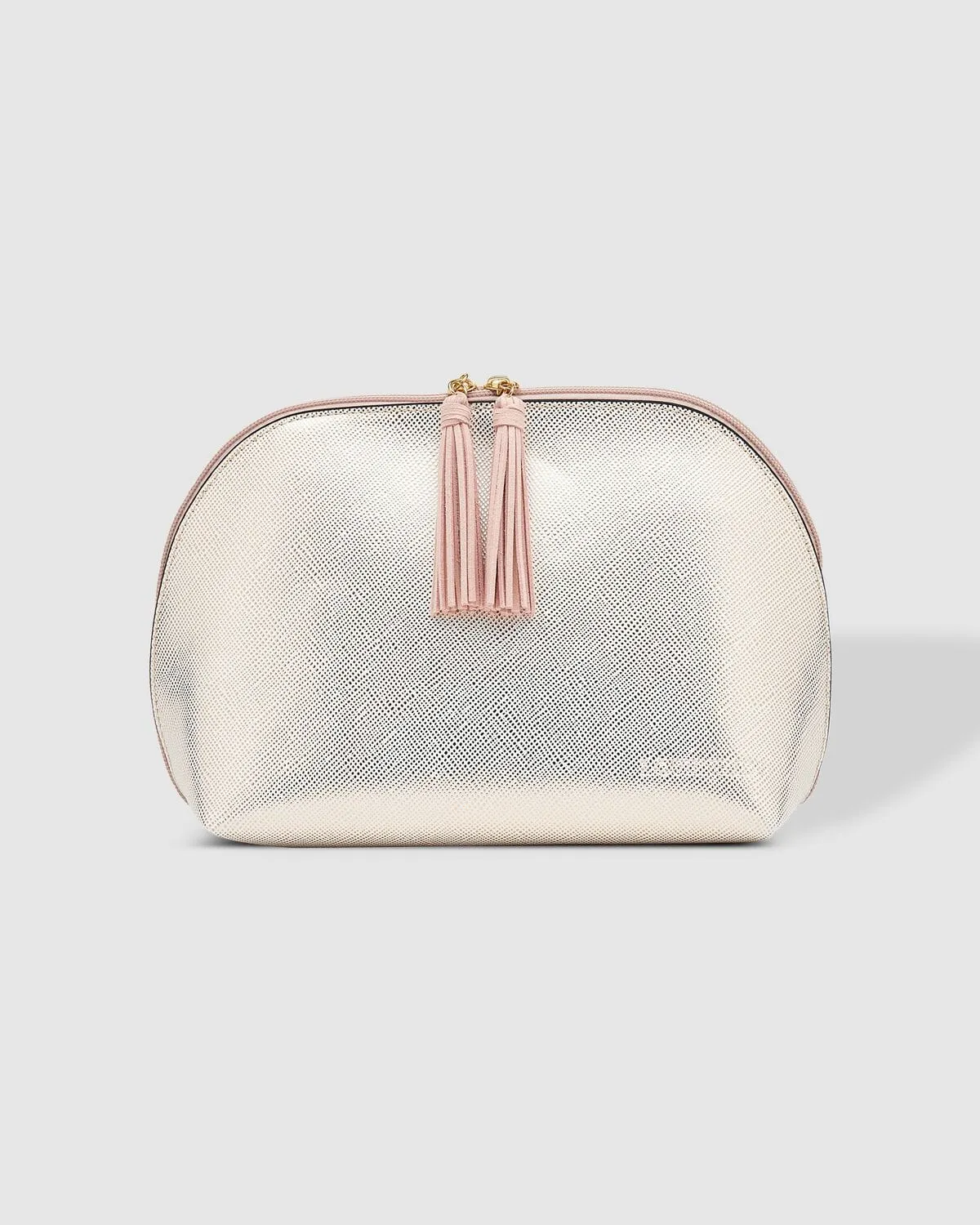 LOUENHIDE Audrey Makeup Case - Metallic Nude