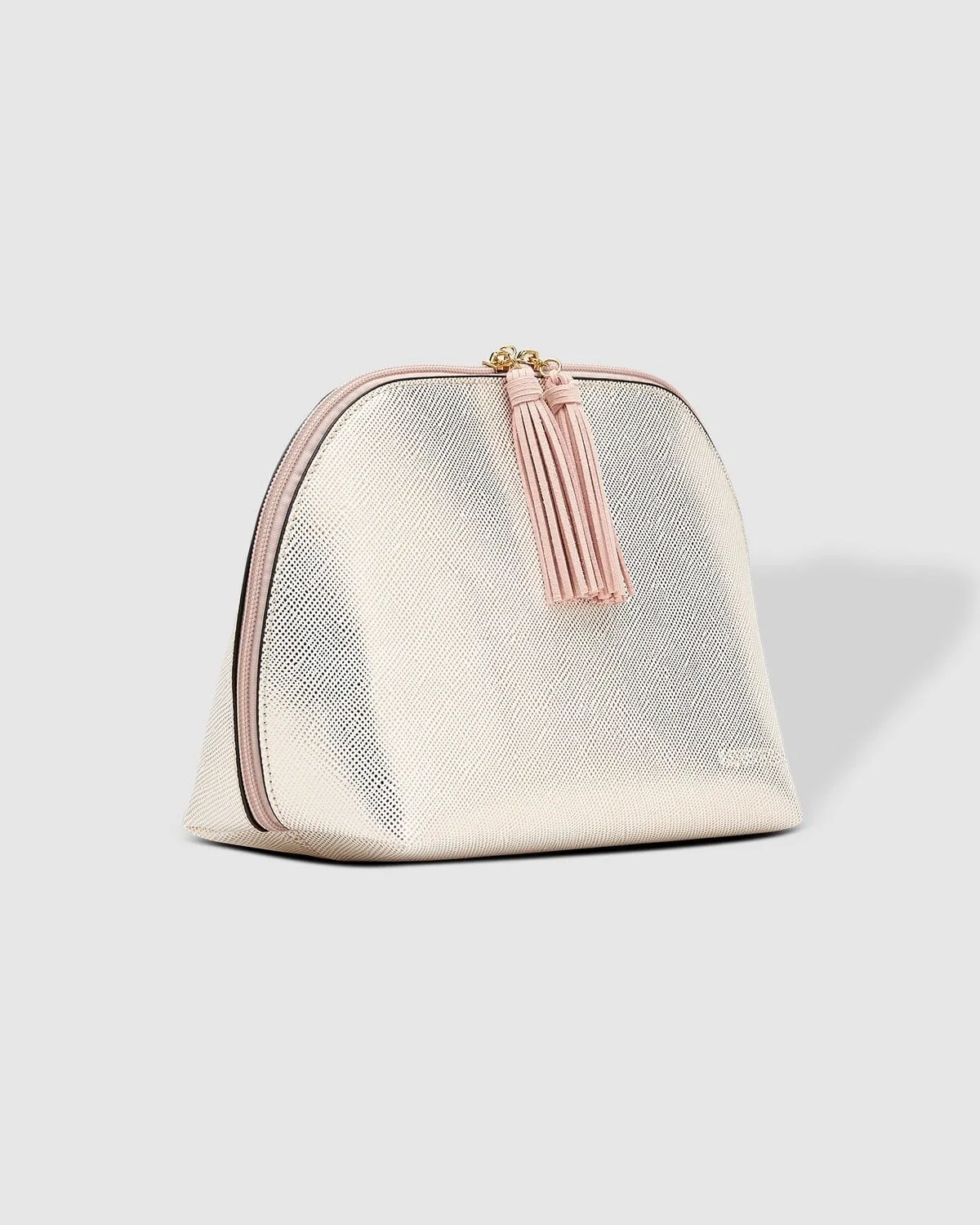LOUENHIDE Audrey Makeup Case - Metallic Nude