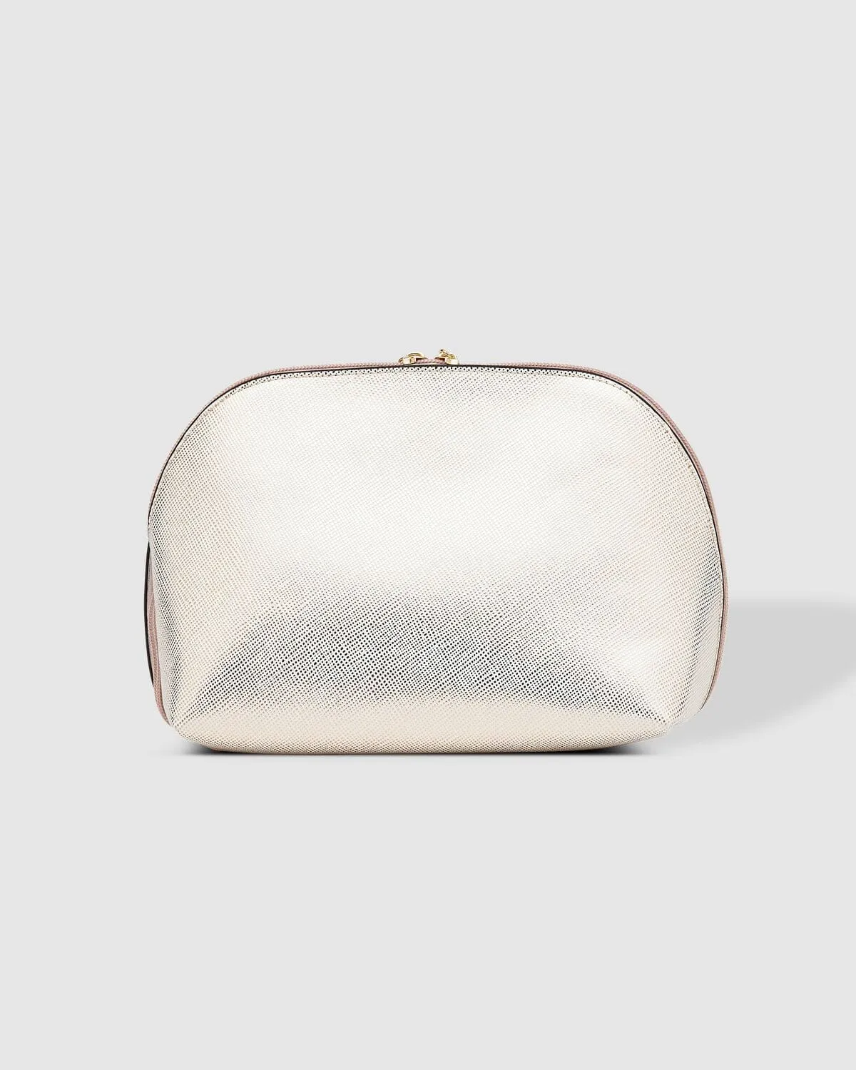 LOUENHIDE Audrey Makeup Case - Metallic Nude
