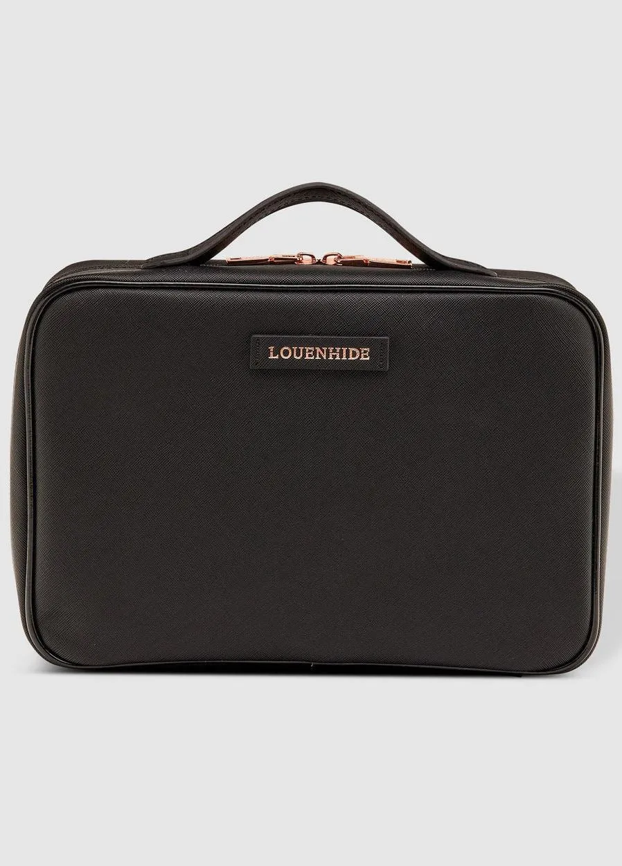 LOUENHIDE Georgie Fifi Cosmetic Case - Black Large