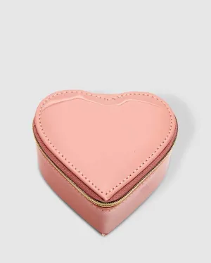 LOUENHIDE Heart Jewellery Box - Patent Nude