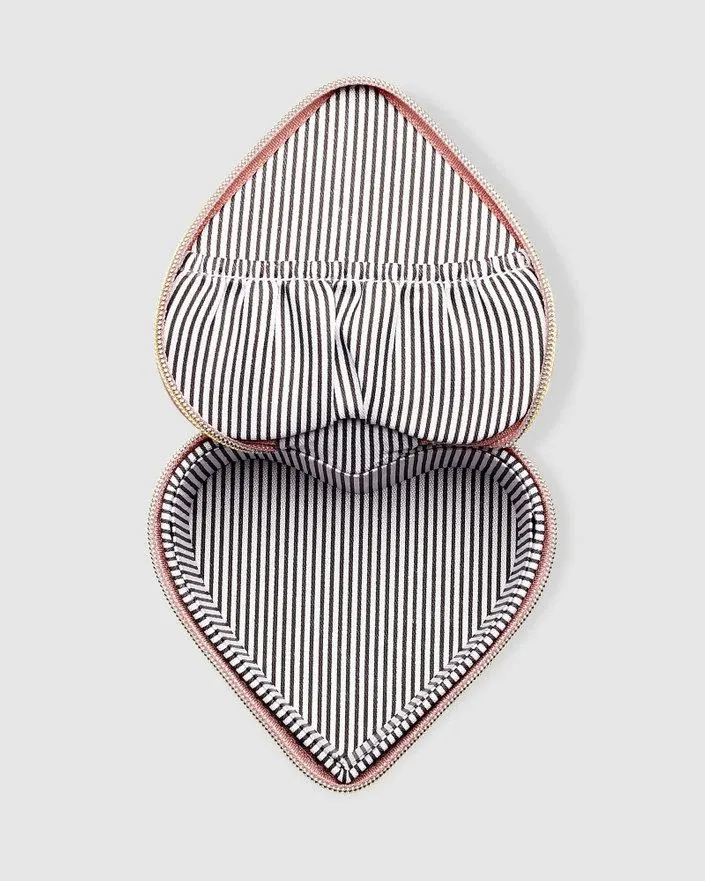 LOUENHIDE Heart Jewellery Box - Patent Nude