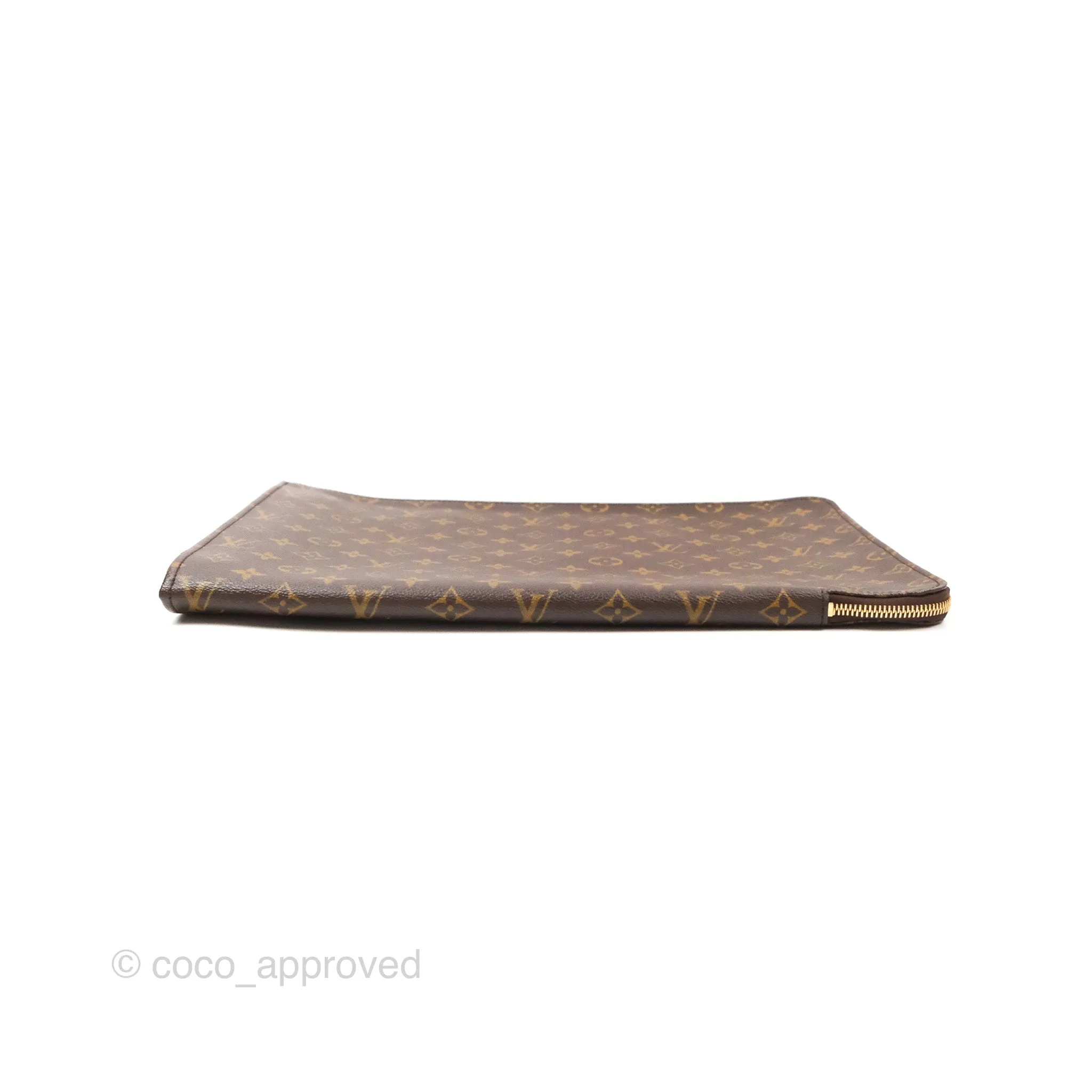 Louis Vuitton Poche Document Clutch Monogram