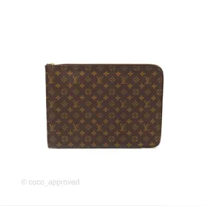Louis Vuitton Poche Document Clutch Monogram