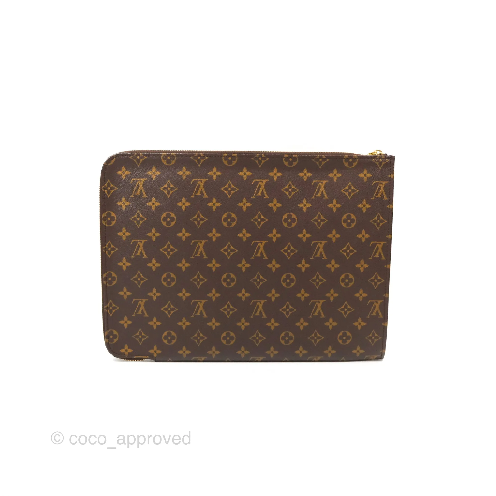 Louis Vuitton Poche Document Clutch Monogram