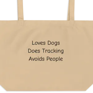 Loves Dogs, Does Tracking X-Large Tote/ Shopping Bags
