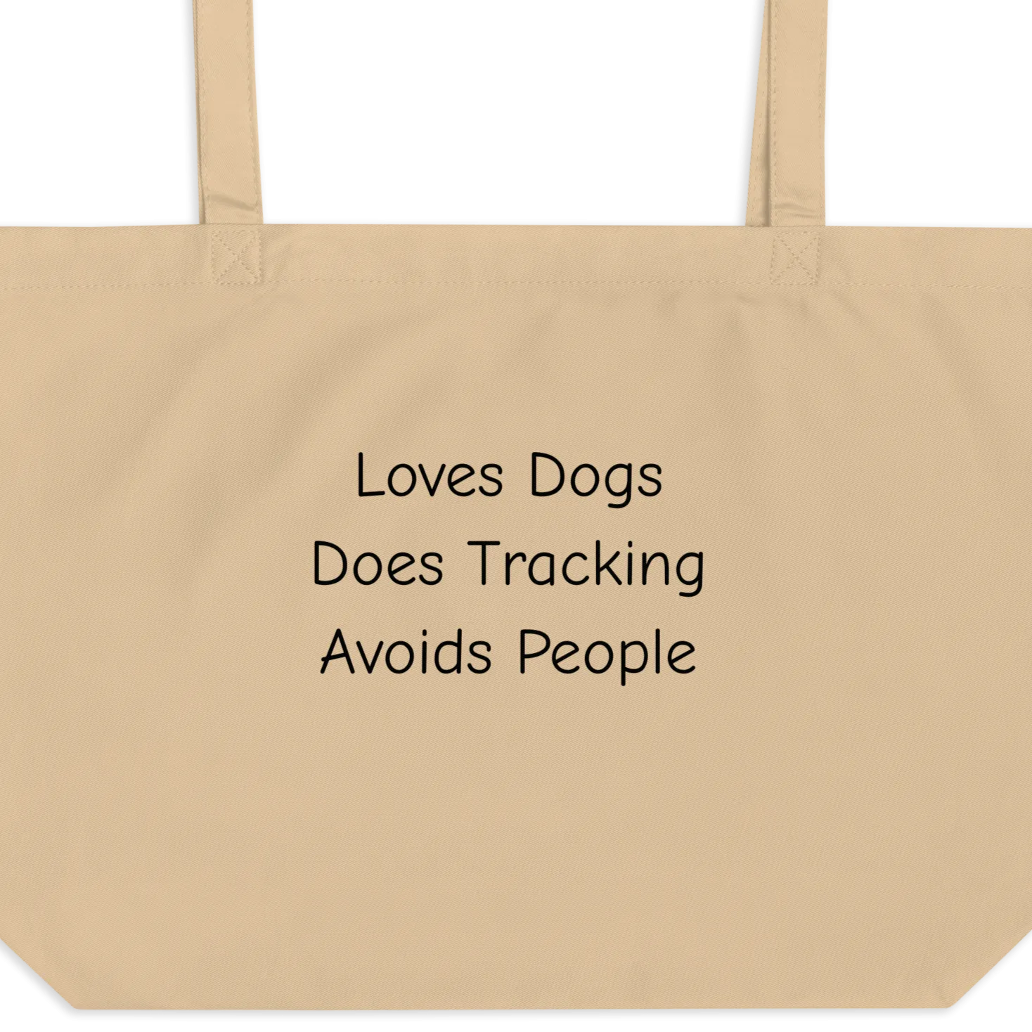 Loves Dogs, Does Tracking X-Large Tote/ Shopping Bags